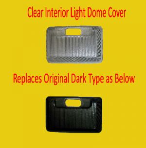 Clear Interior Light Dome Cover (Replaces Dark Type) for Mazda MX-5 Mk2 NB 1998 to 2005
